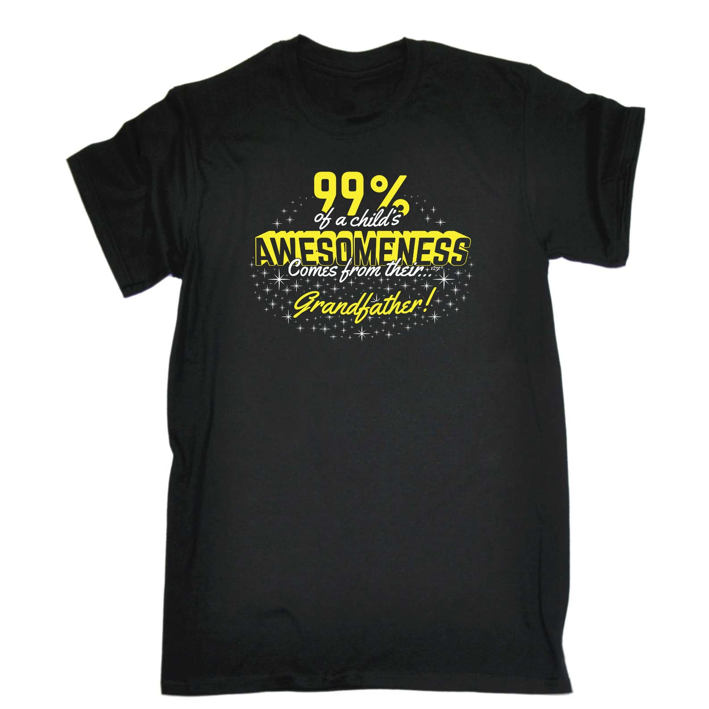 99 Of Awesomeness Comes From Grandfather - Mens Funny T-Shirt Tshirts