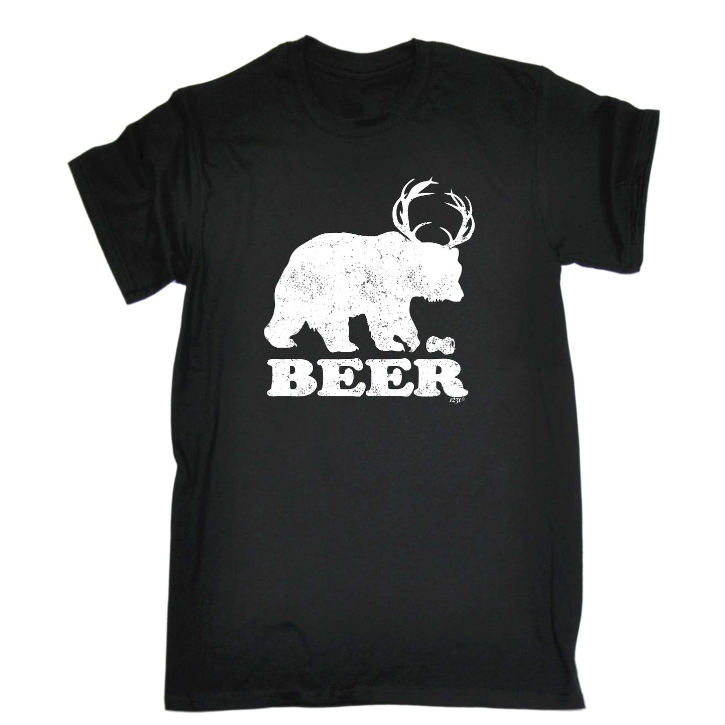 Beer Bear Deer - Mens Funny T-Shirt Tshirts