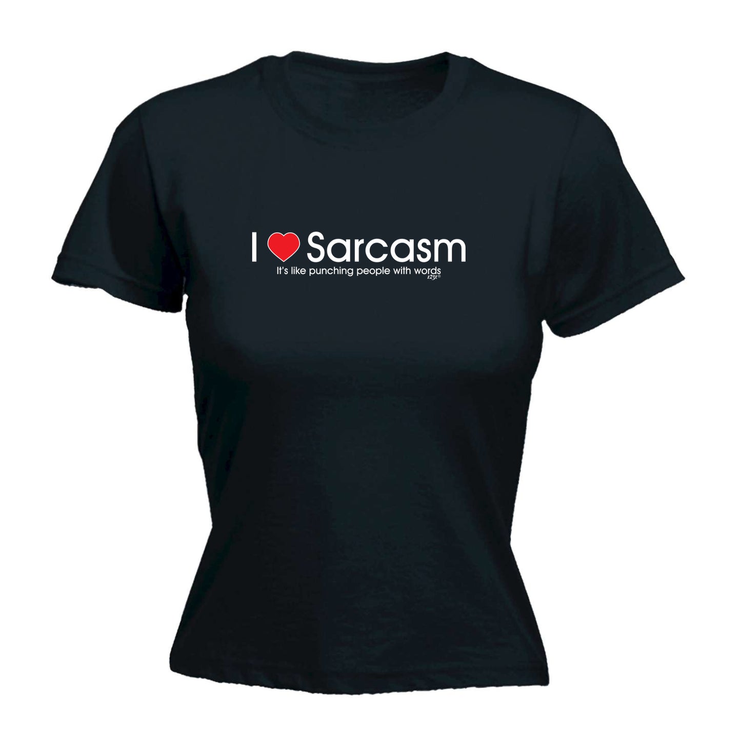 Love Sarcasm Punching - Funny Womens T-Shirt Tshirt