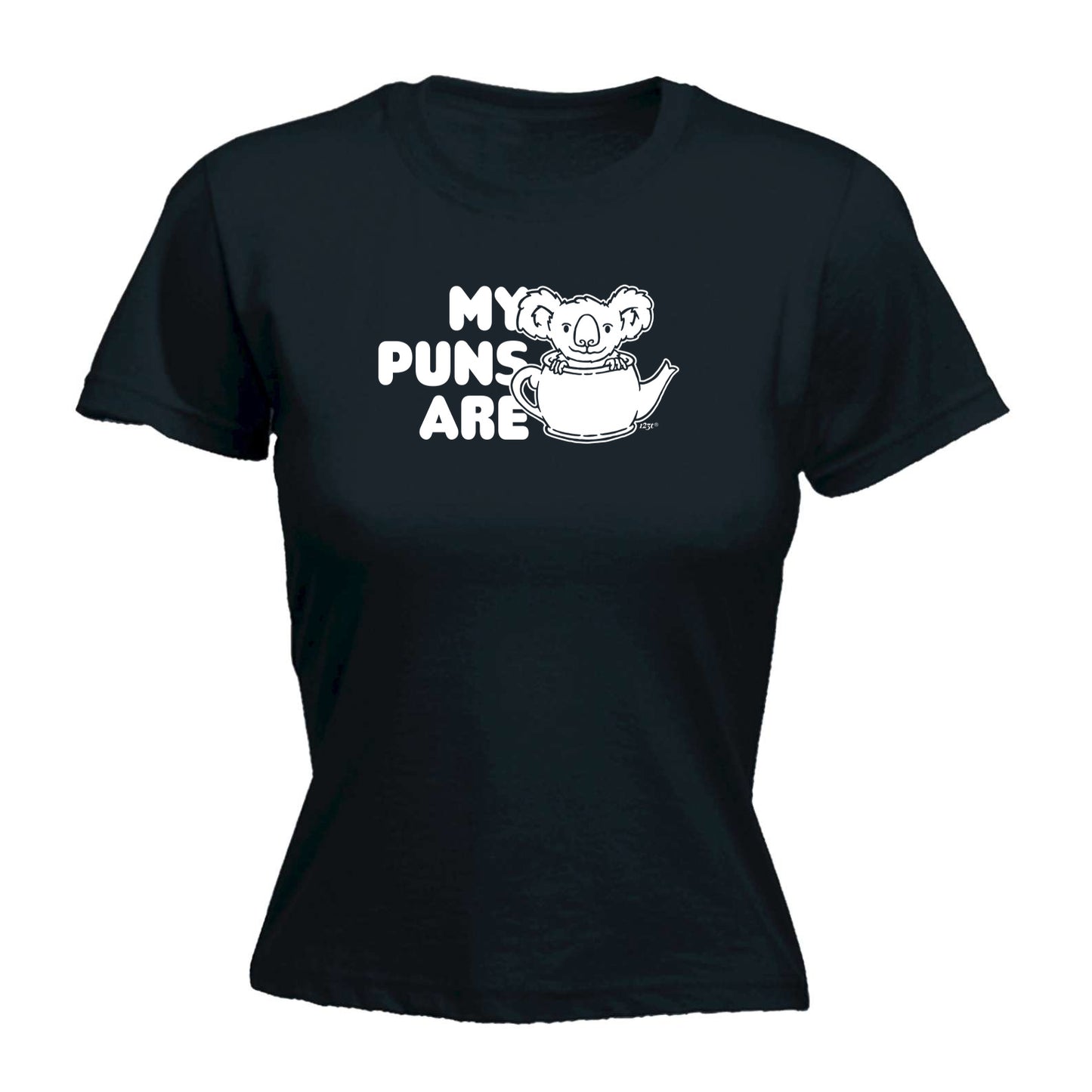 My Puns Are Koala Tea - Funny Womens T-Shirt Tshirt