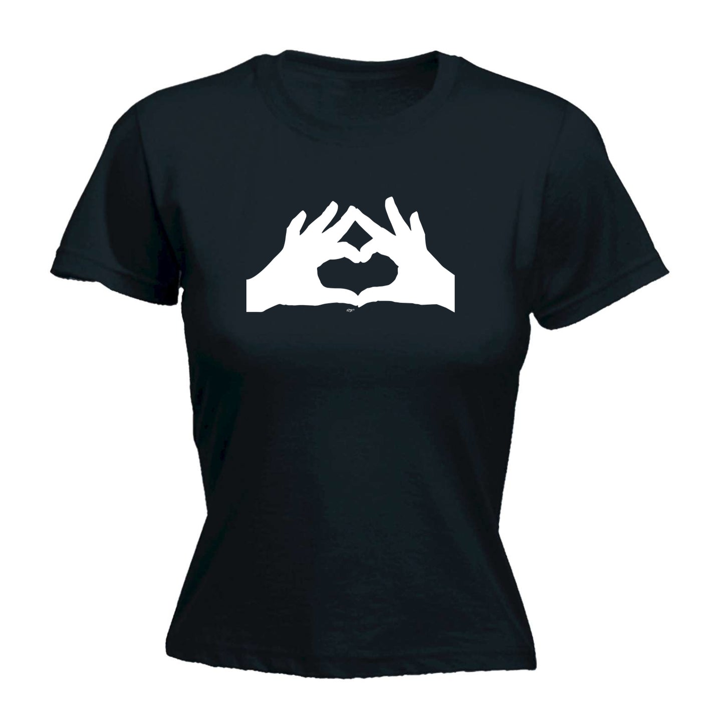 Heart Hands - Funny Womens T-Shirt Tshirt