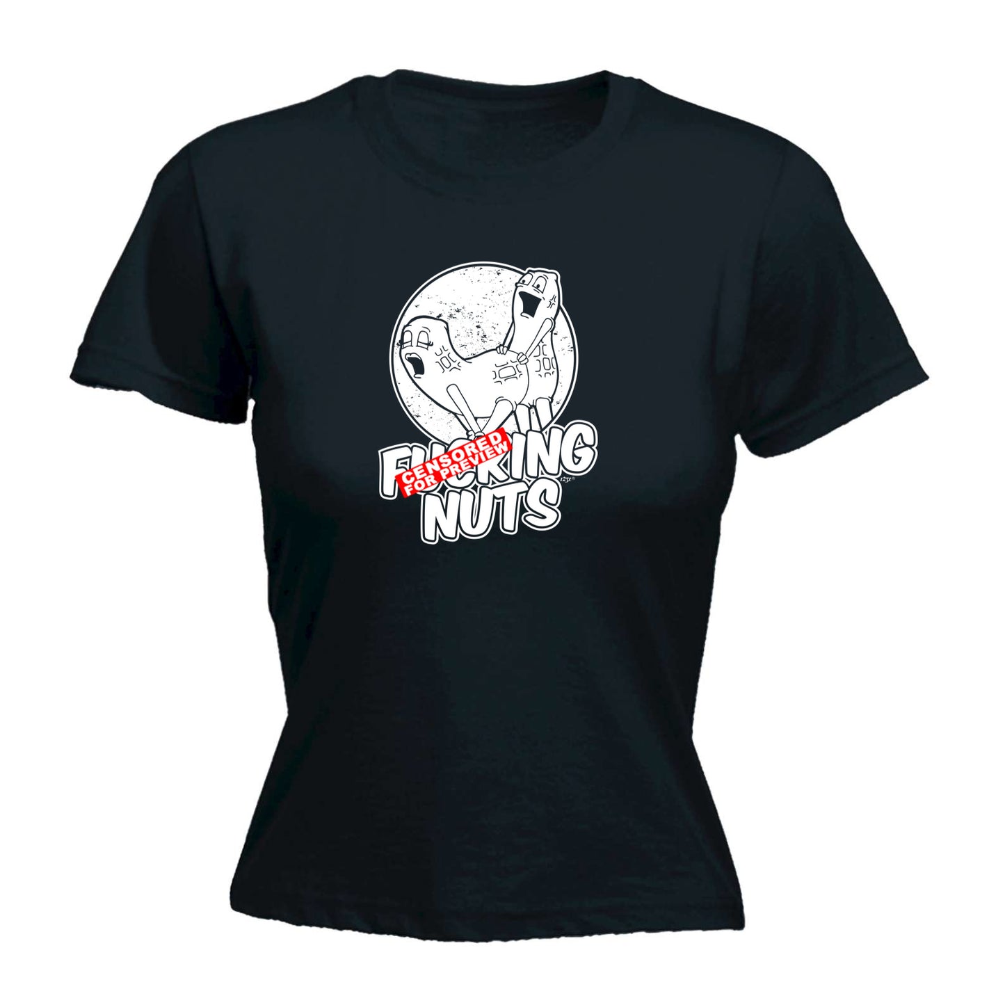 F King Nuts - Funny Womens T-Shirt Tshirt