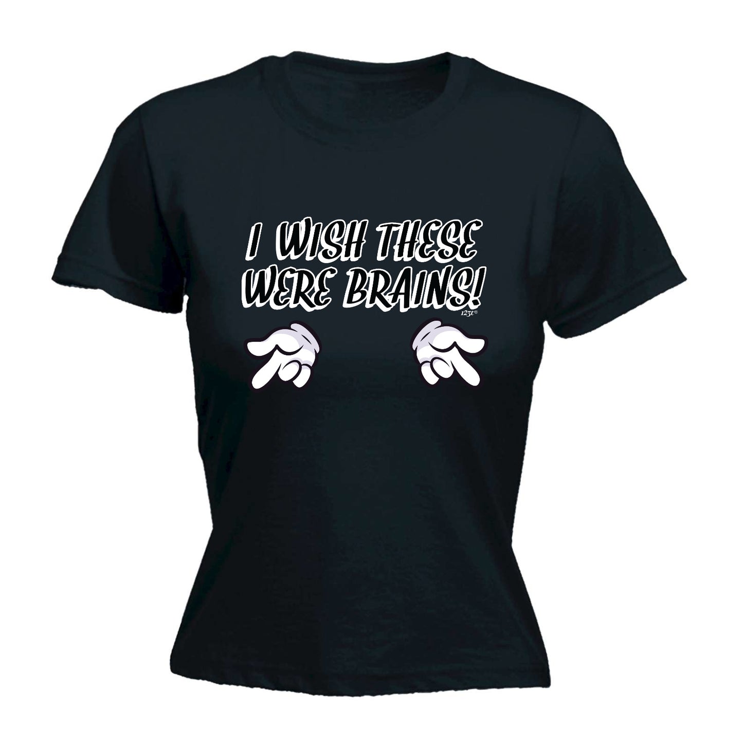 Wish These Were Brains - Funny Womens T-Shirt Tshirt