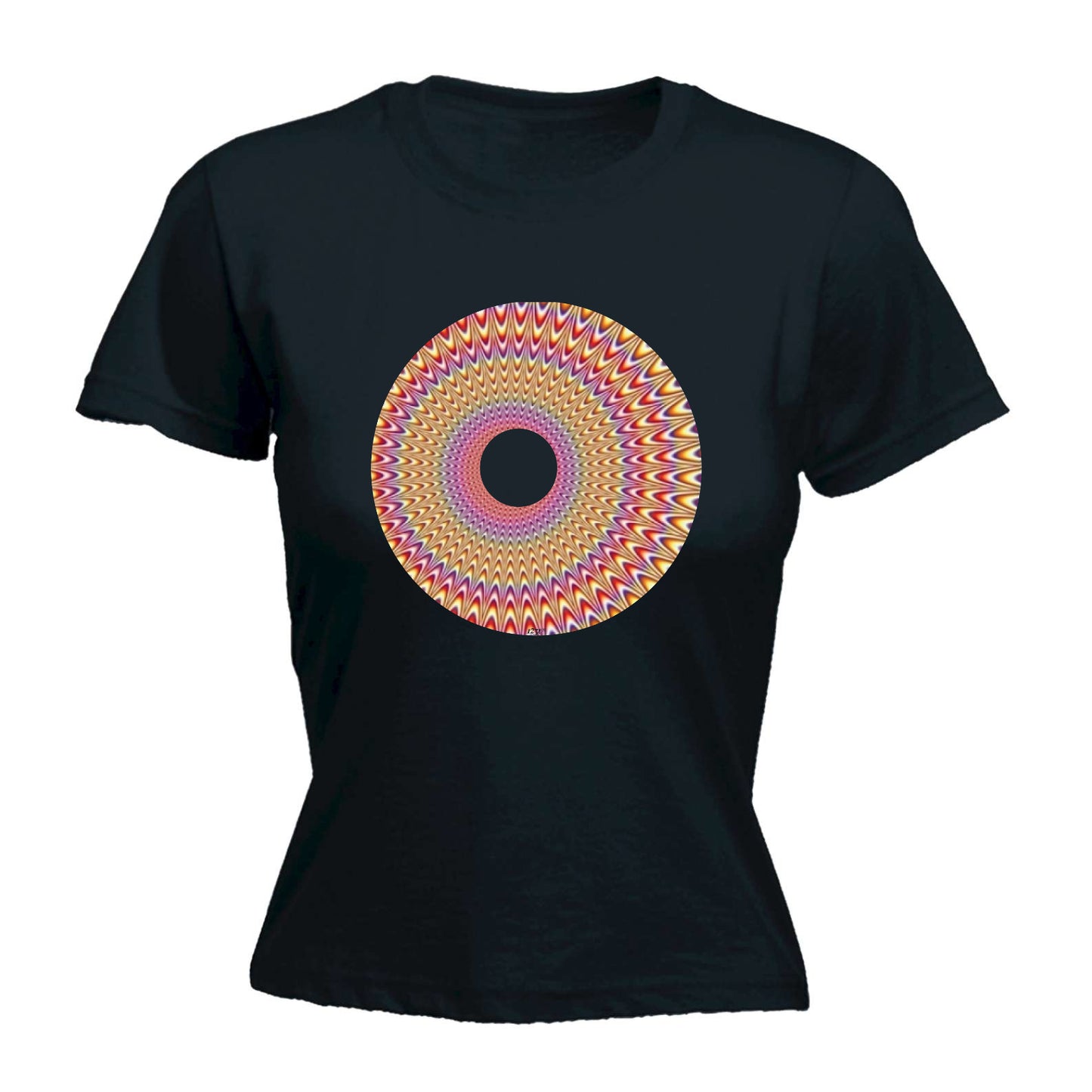 Wiggle Illusion - Funny Womens T-Shirt Tshirt