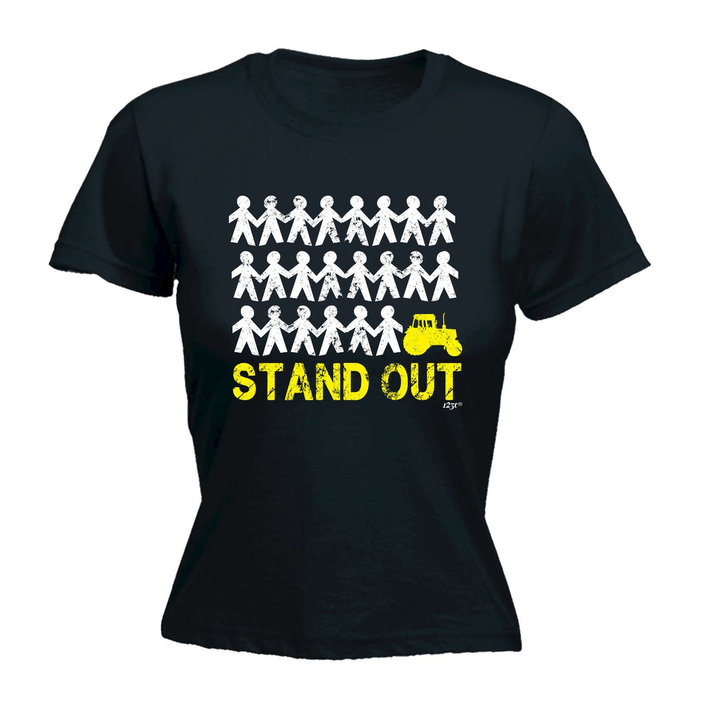 Stand Out Tractor - Funny Womens T-Shirt Tshirt
