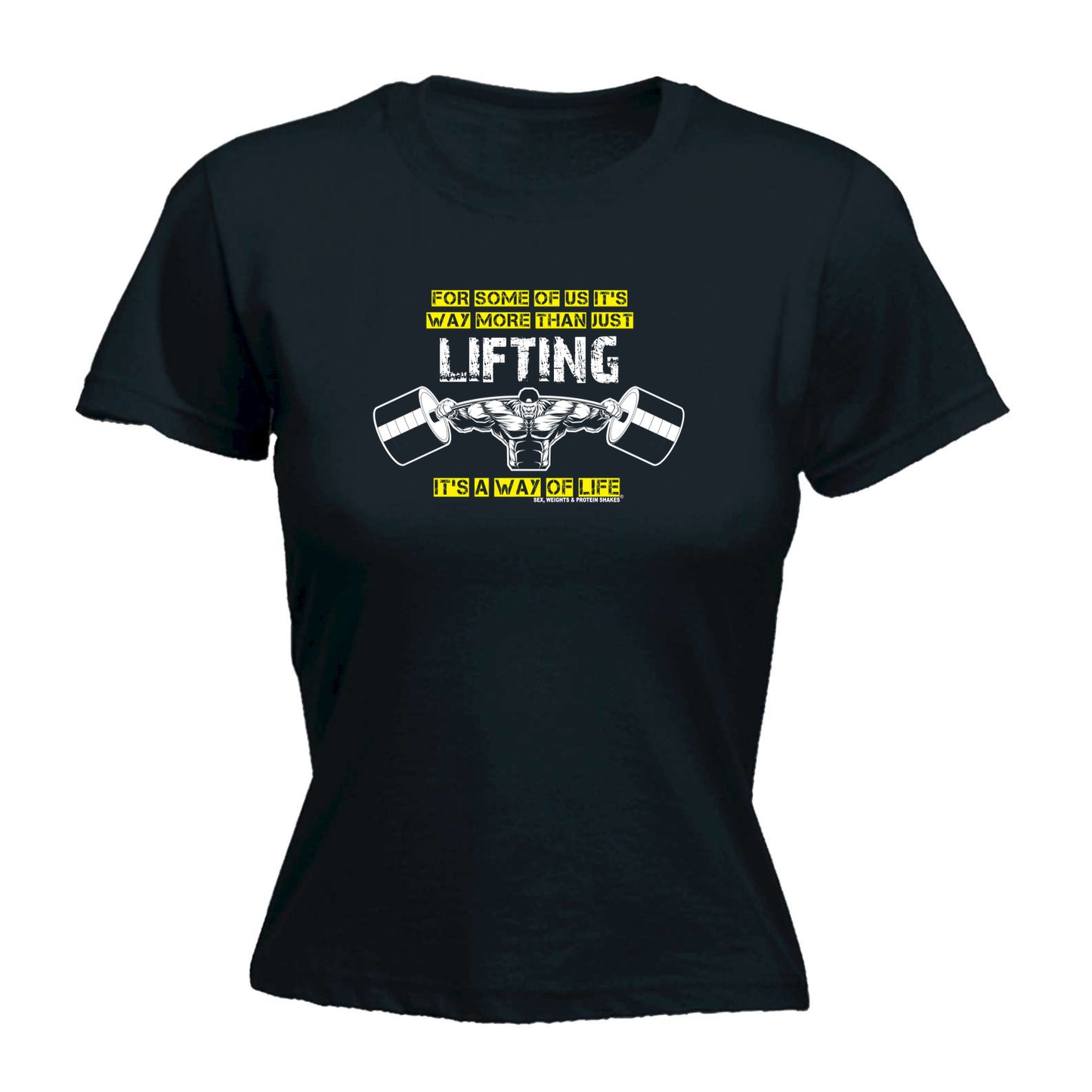Gym Waymore Than Just Lifting - Funny Womens T-Shirt Tshirt