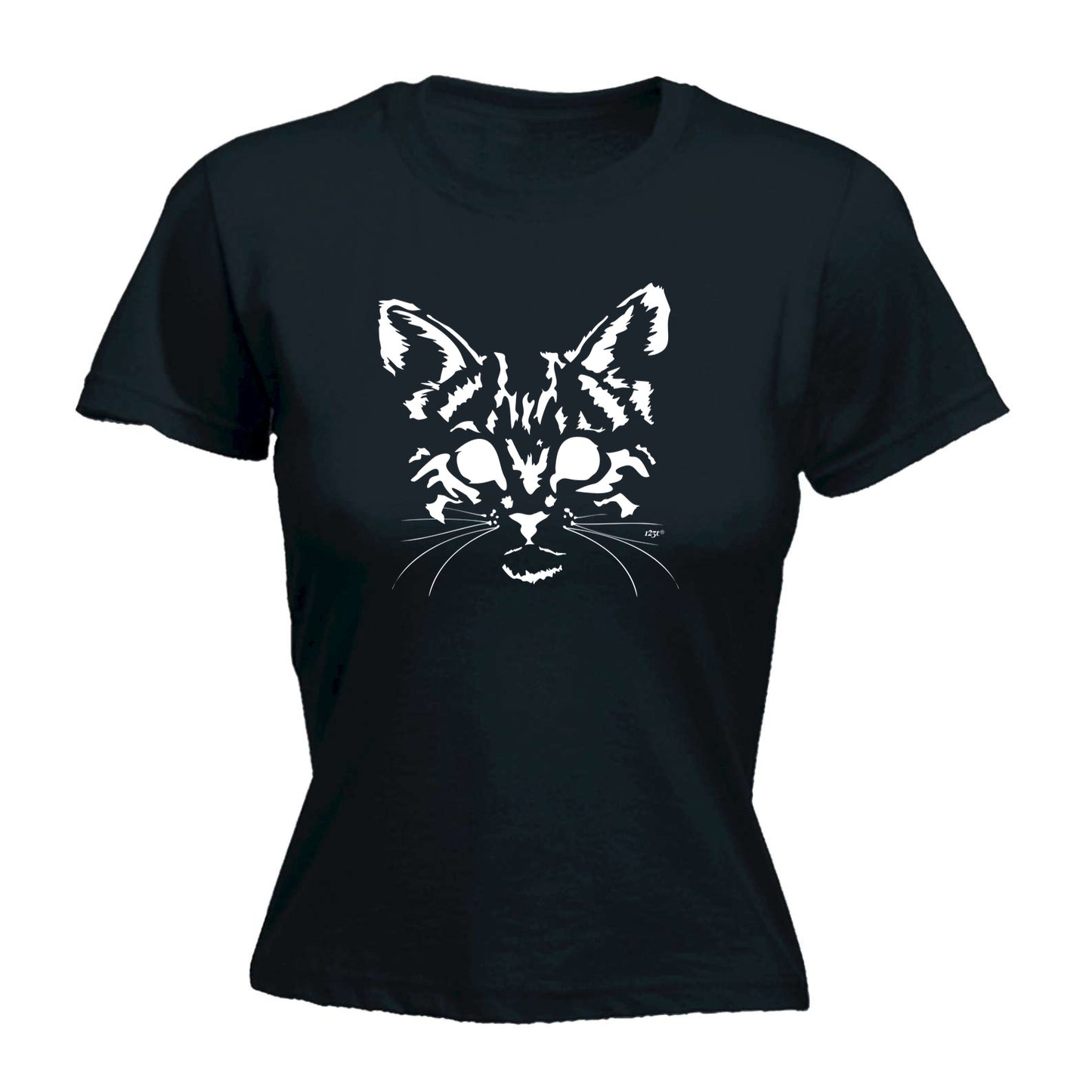 Cat Head - Funny Womens T-Shirt Tshirt