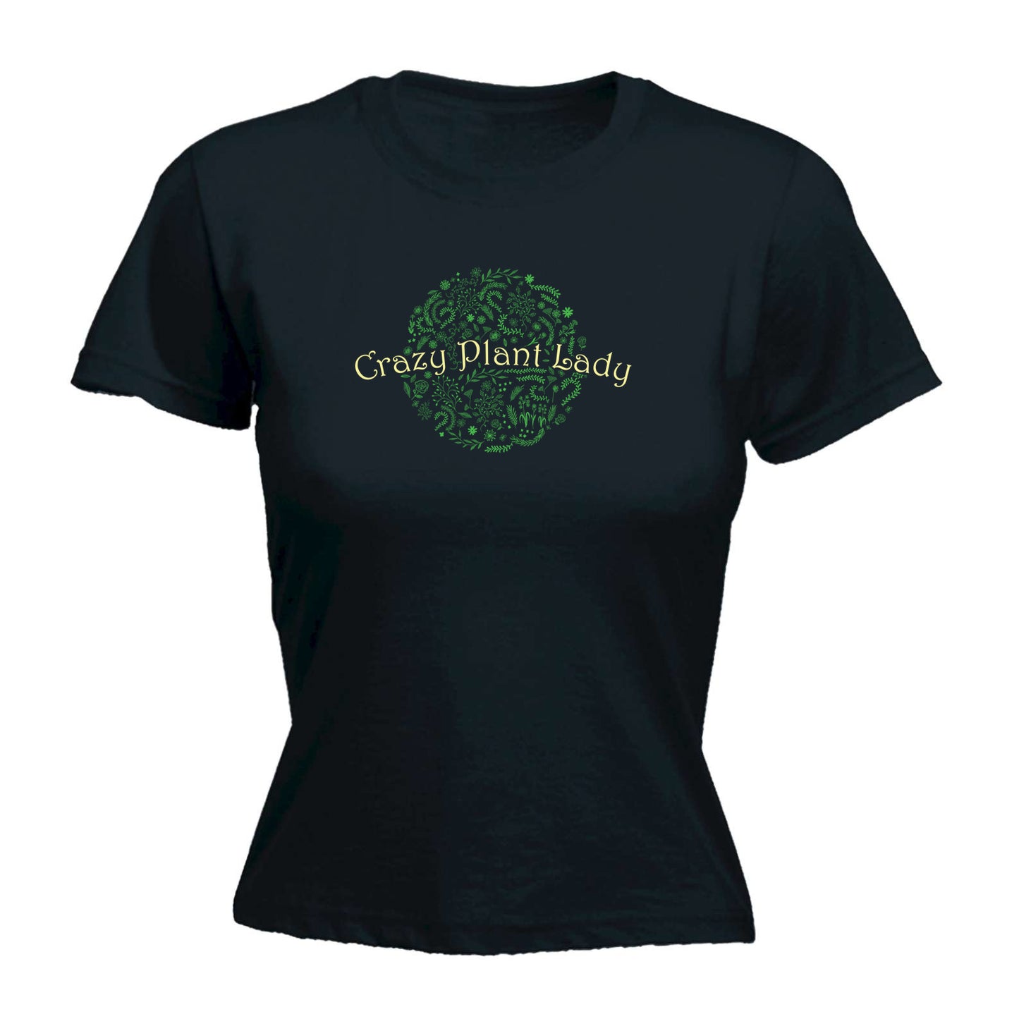 Crazy Plant Lady Garden - Funny Womens T-Shirt Tshirt