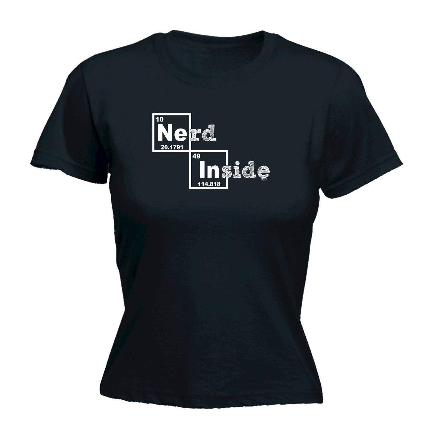 Nerd Inside - Funny Womens T-Shirt Tshirt