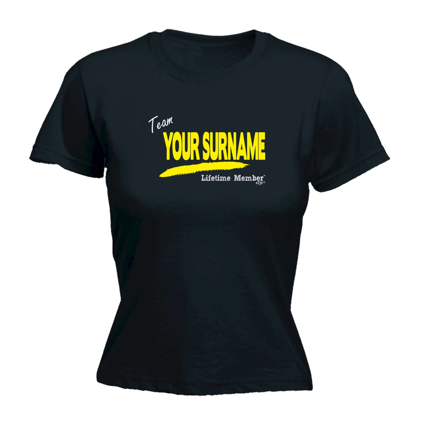 Your Surname V1 Lifetime Member - Funny Womens T-Shirt Tshirt