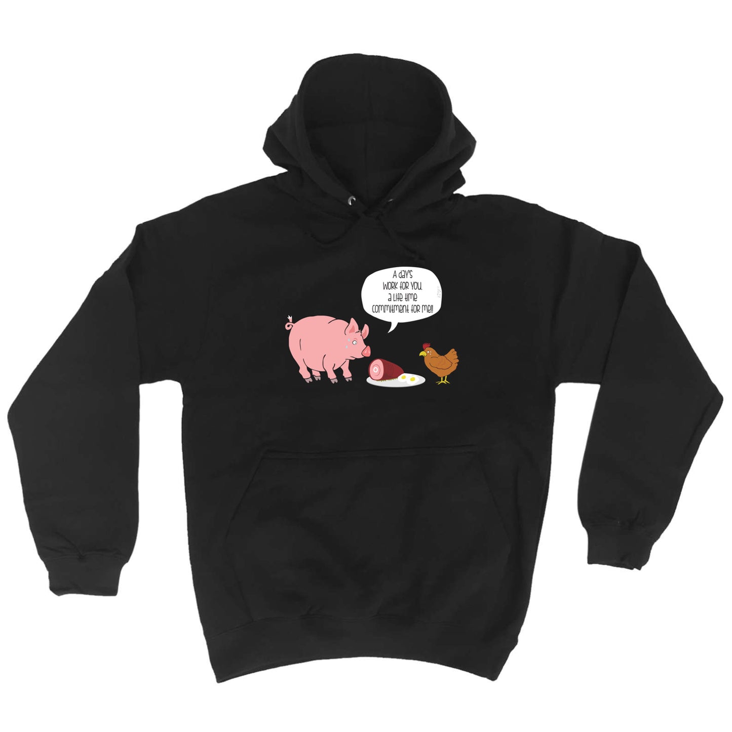A Days Work Life Time Commitment - Funny Hoodies Hoodie