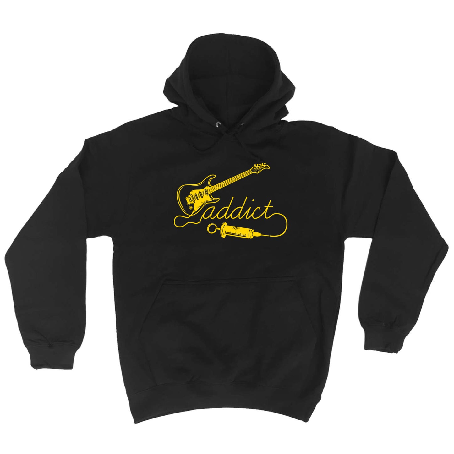 Guitar Addict Music - Funny Hoodies Hoodie