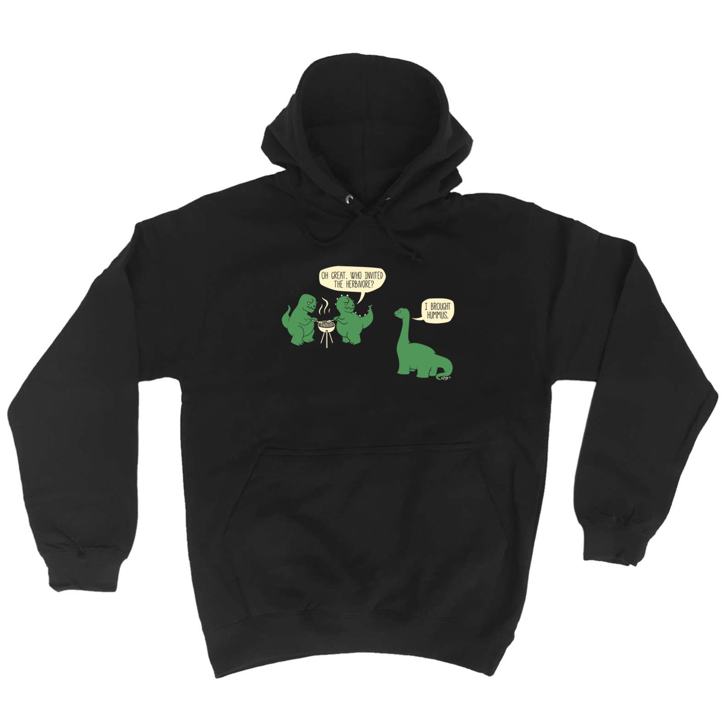 Invited The Herbivore Dinosaur - Funny Hoodies Hoodie