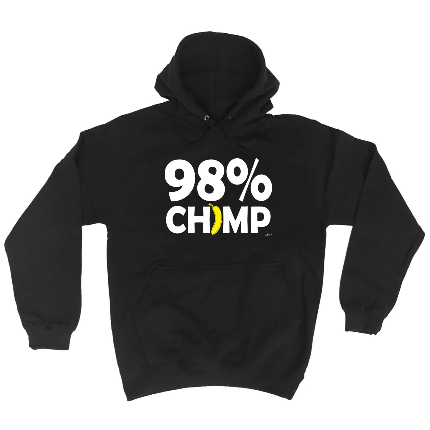 98 Percent Chimp - Funny Hoodies Hoodie