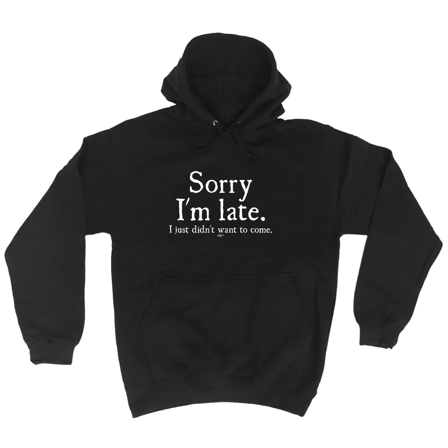 Sorry Im Late Just Didnt Want To Come - Funny Hoodies Hoodie