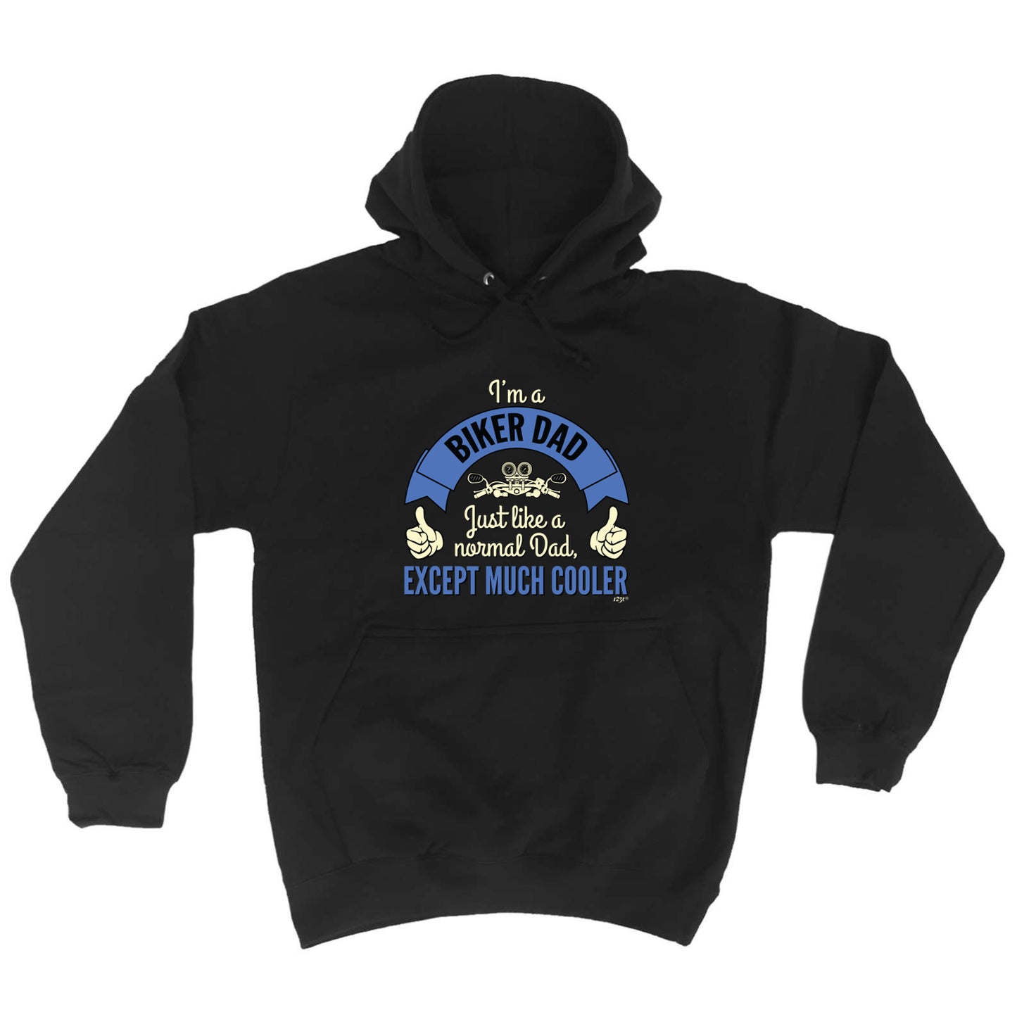 Im A Biker Dad - Funny Hoodies Hoodie