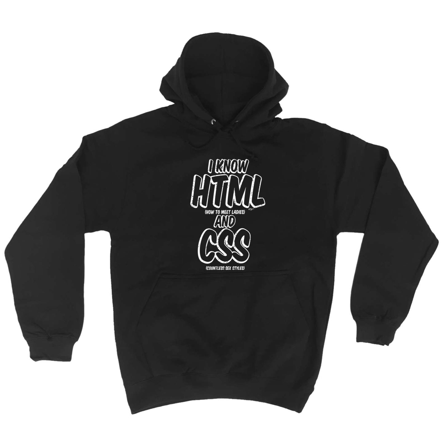 Know Html And Css - Funny Hoodies Hoodie