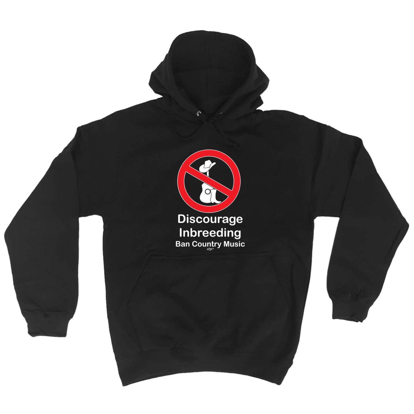 Discourage Inbreeding Ban Country Music - Funny Hoodies Hoodie