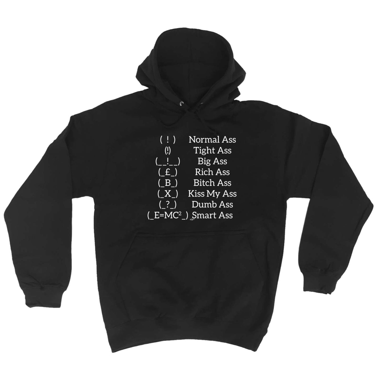 Ass Types - Funny Hoodies Hoodie