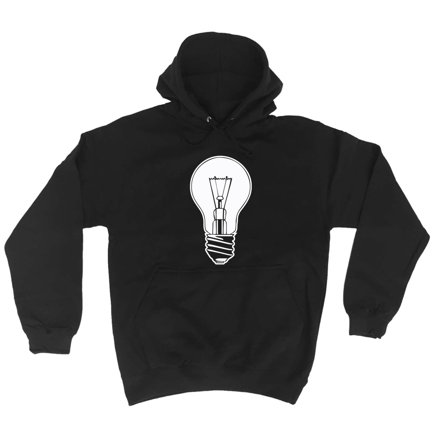 Light Bulb White - Funny Hoodies Hoodie