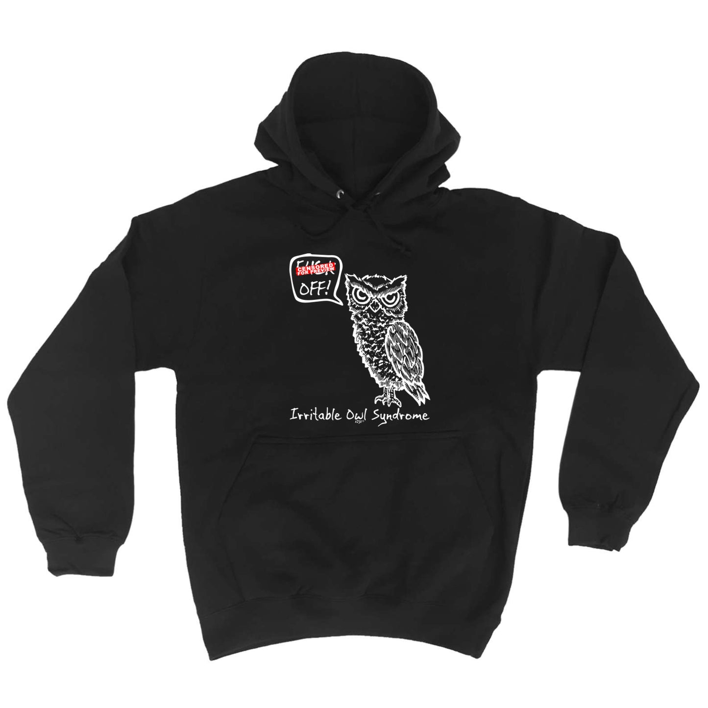 Irritable Owl Syndrome - Funny Hoodies Hoodie