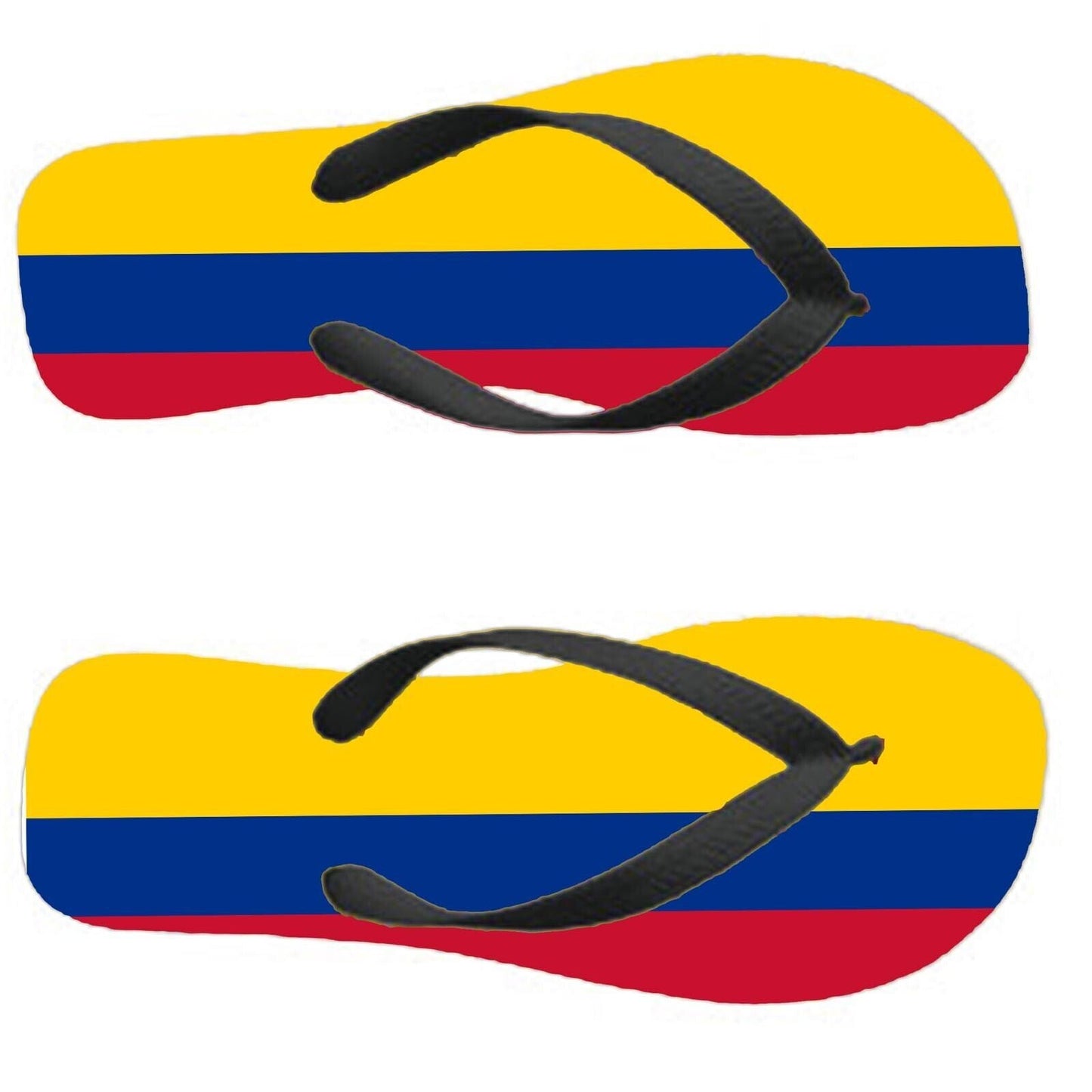 Colombia Flip Flops Thongs Country Flag Nationality Supporter Flags Sandals