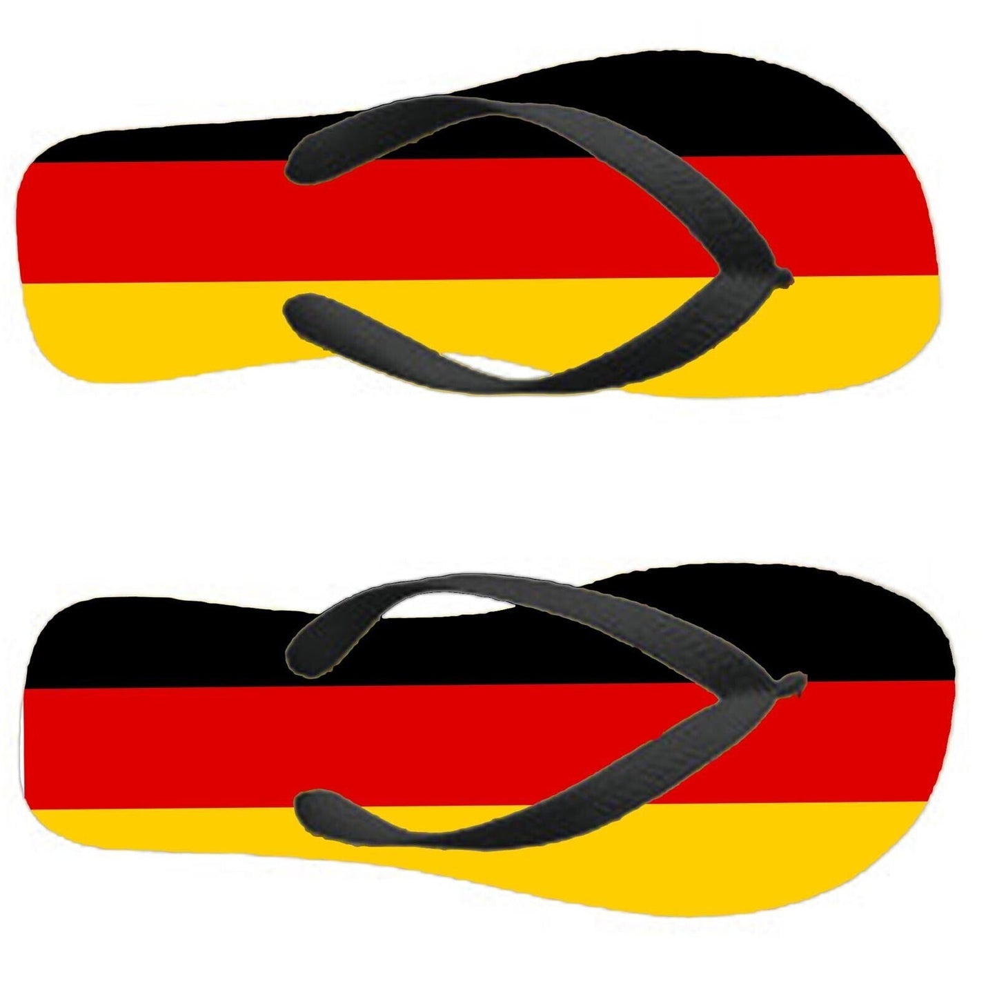 Germany Flip Flops Thongs Country Flag Nationality Supporter Flags Sandals