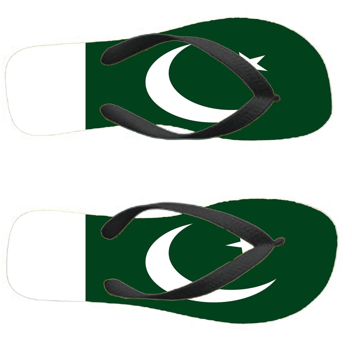 Pakistan Flip Flops Thongs Country Flag Nationality Supporter Flags Sandals