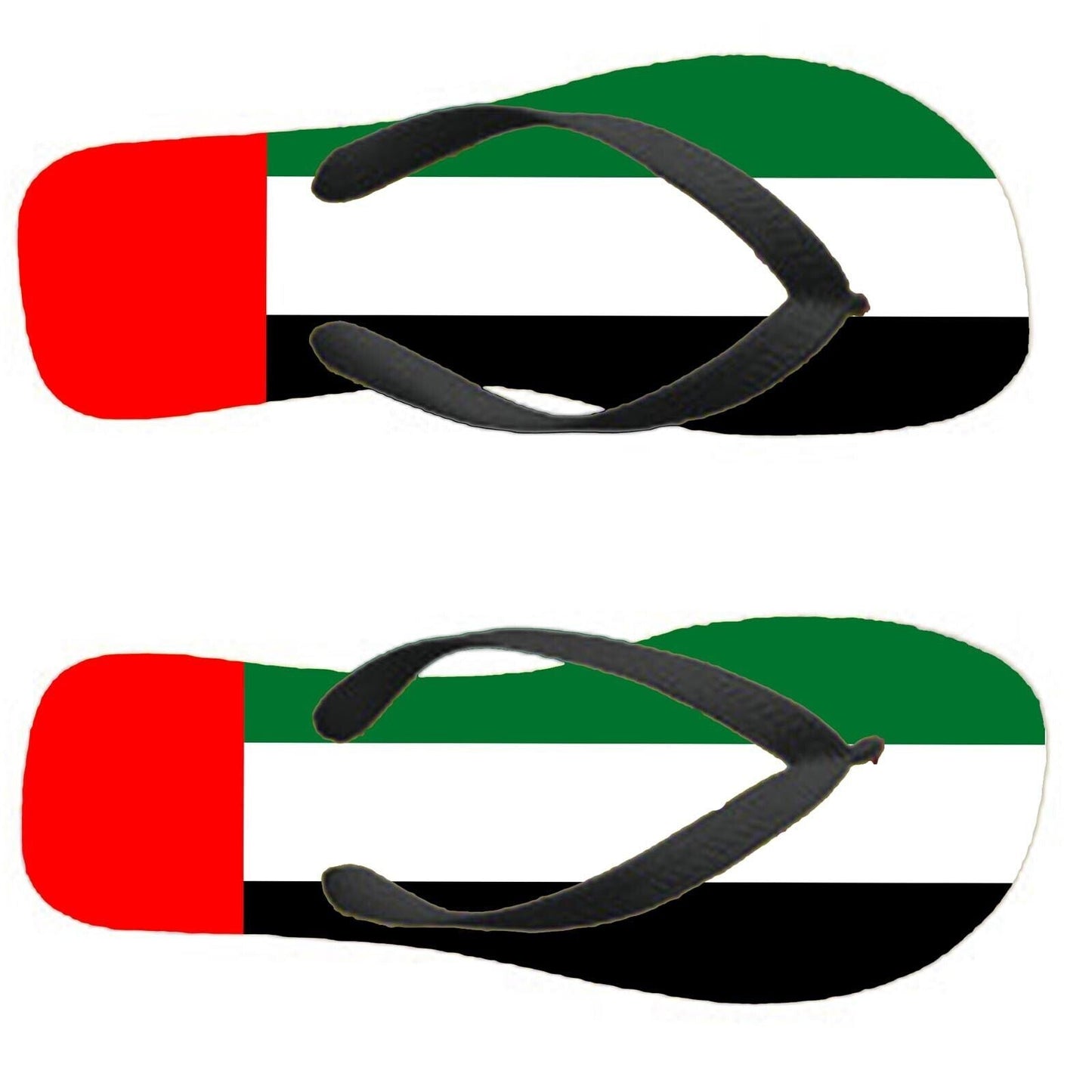 United Arab Emirates Flip Flops Thongs Country Flag Nationality Flags Sandals