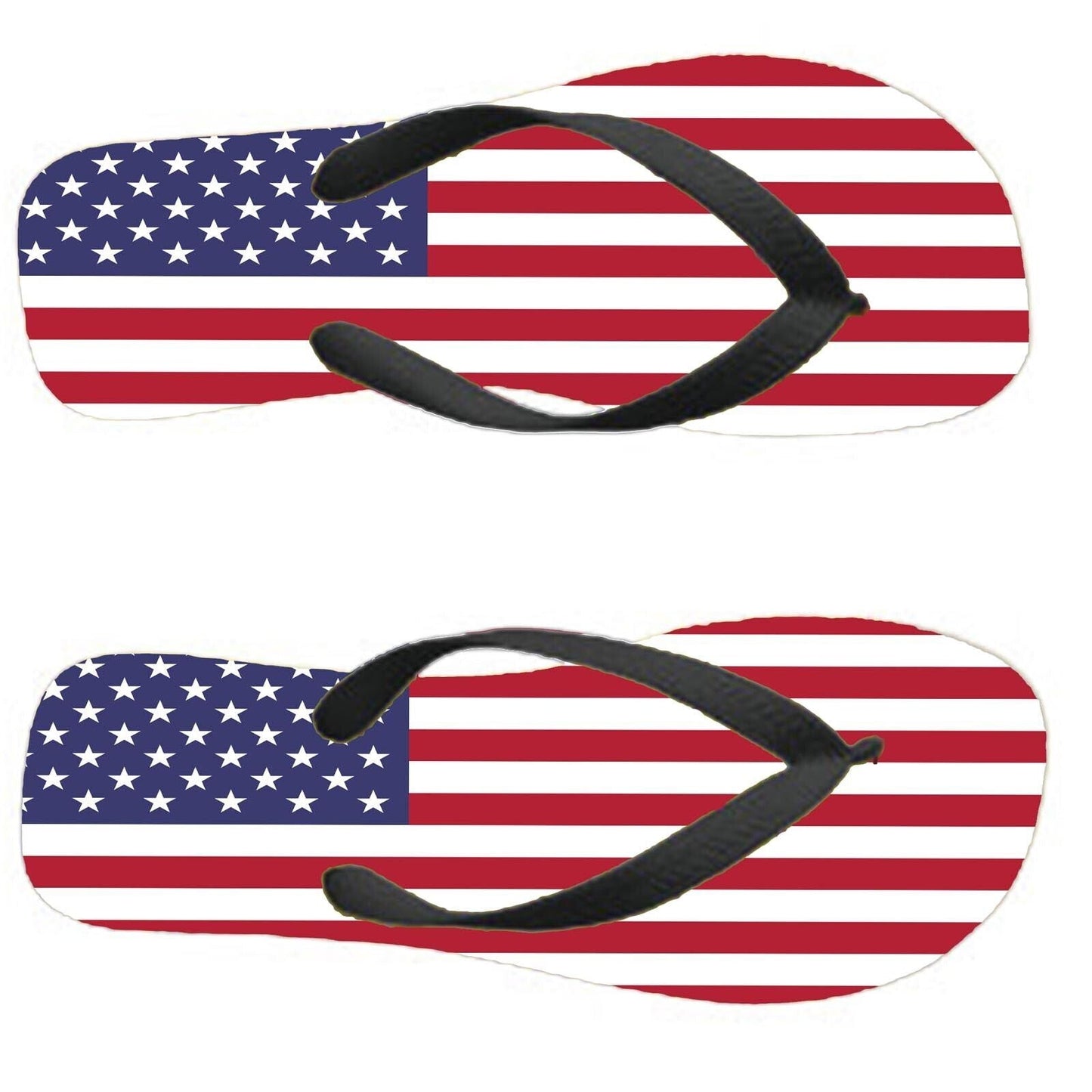 United States Flip Flops Thongs Country Flag Nationality Supporter Flags Sandals
