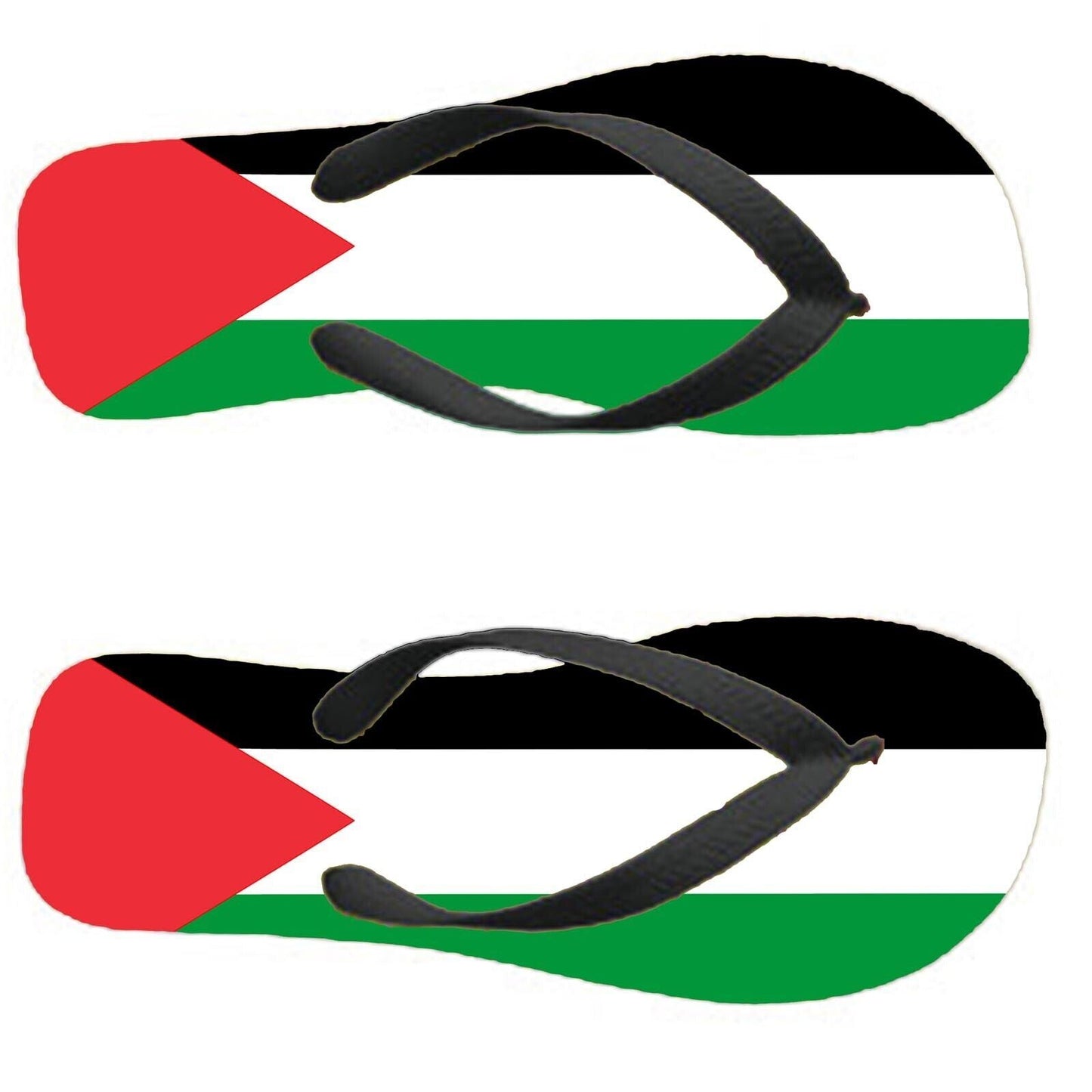 Palestine Flip Flops Thongs Country Flag Nationality Supporter Flags Sandals