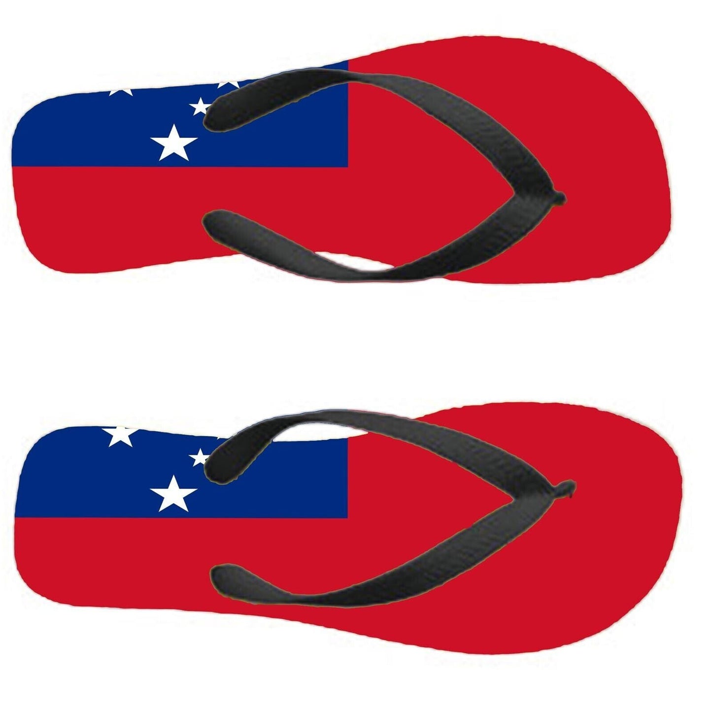 Samoa Flip Flops Thongs Country Flag Nationality Supporter Flags Sandals