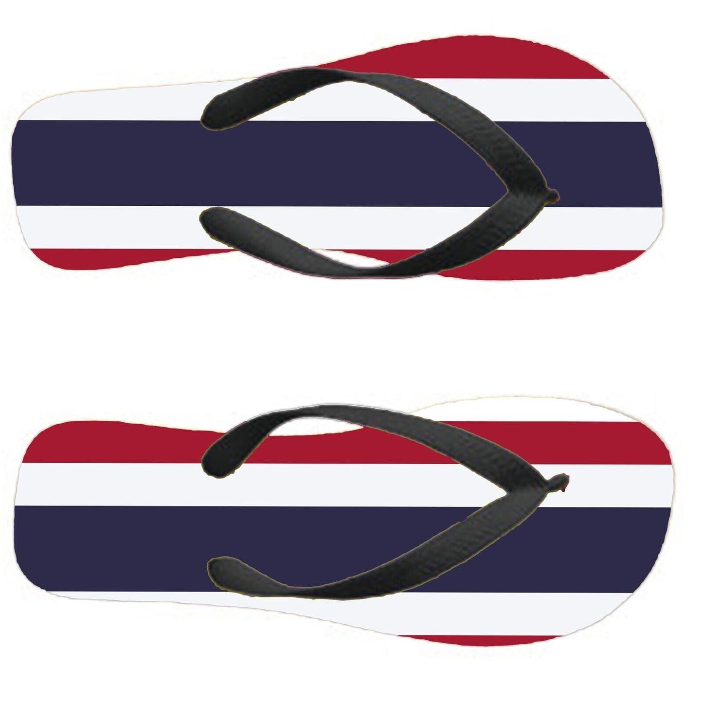 Thailand Flip Flops Thongs Country Flag Nationality Supporter Flags Sandals