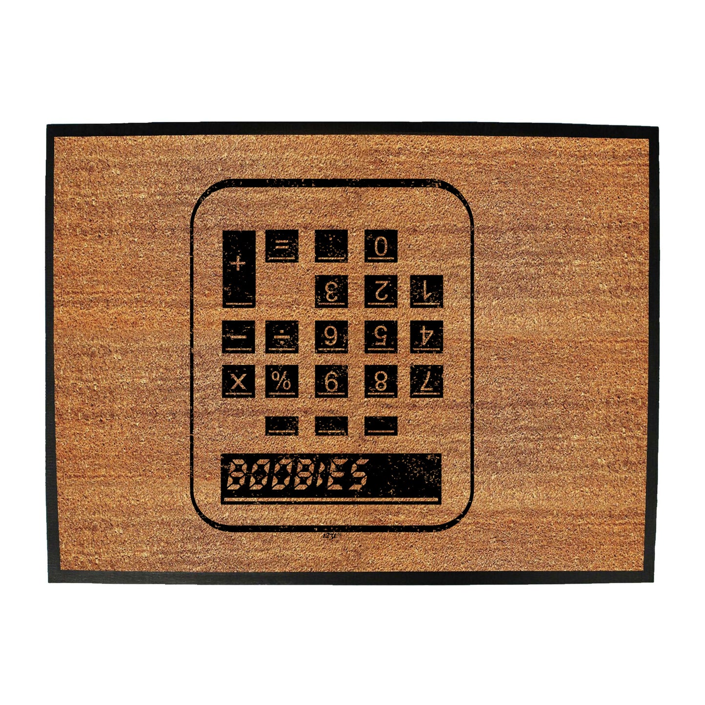 B Bies Calculator - Funny Novelty Doormat