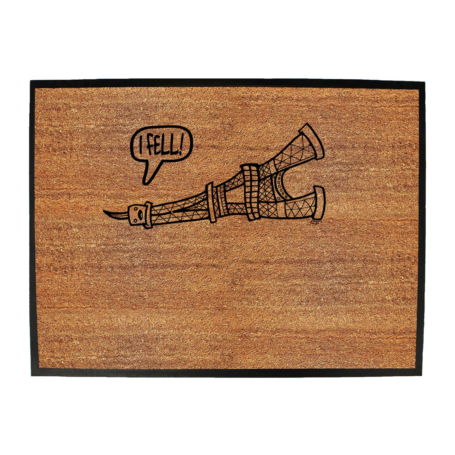 Fell Tower - Funny Novelty Doormat