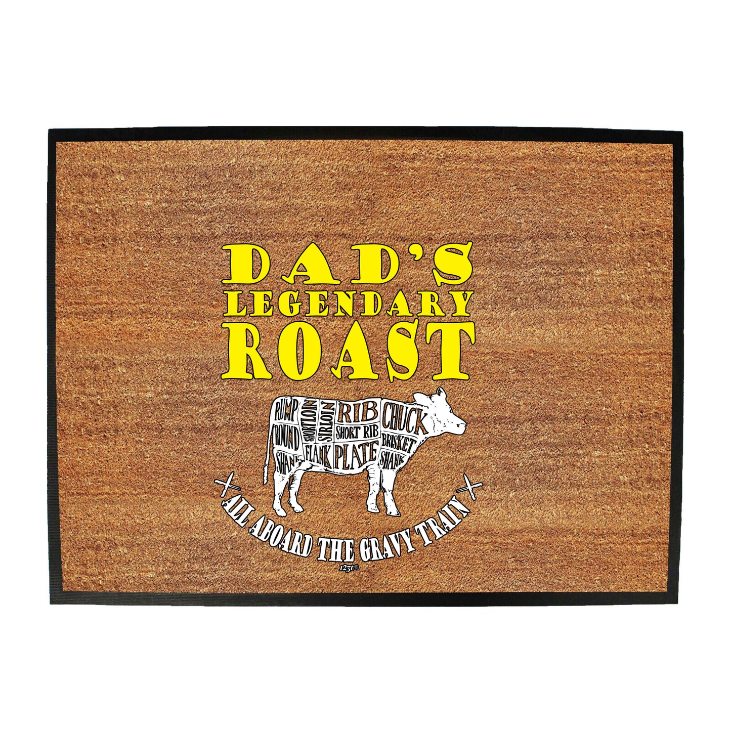Dad Legendary Roast - Funny Novelty Doormat