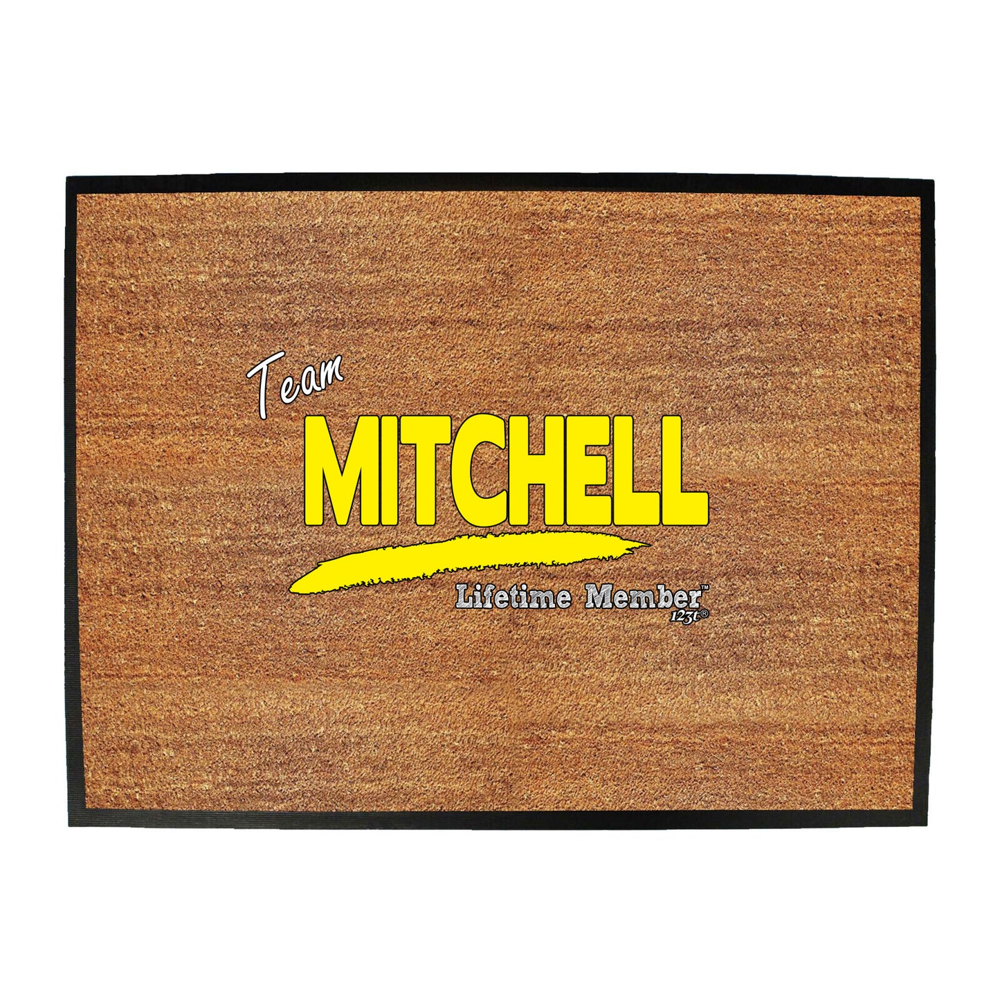 Mitchell V1 Lifetime Member - Funny Novelty Doormat