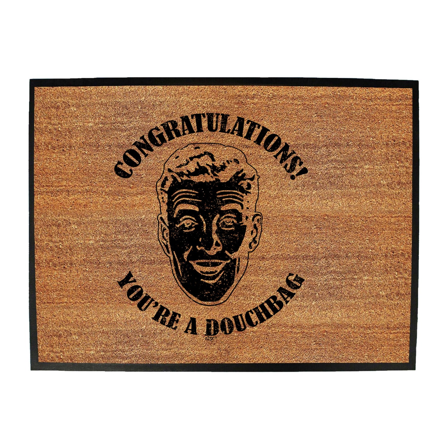 Congratulations Douchbag - Funny Novelty Doormat