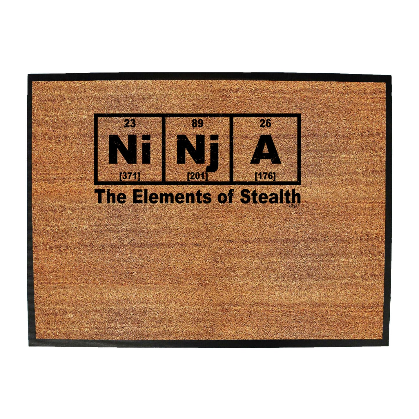 Ninja The Elements Of Stealth - Funny Novelty Doormat