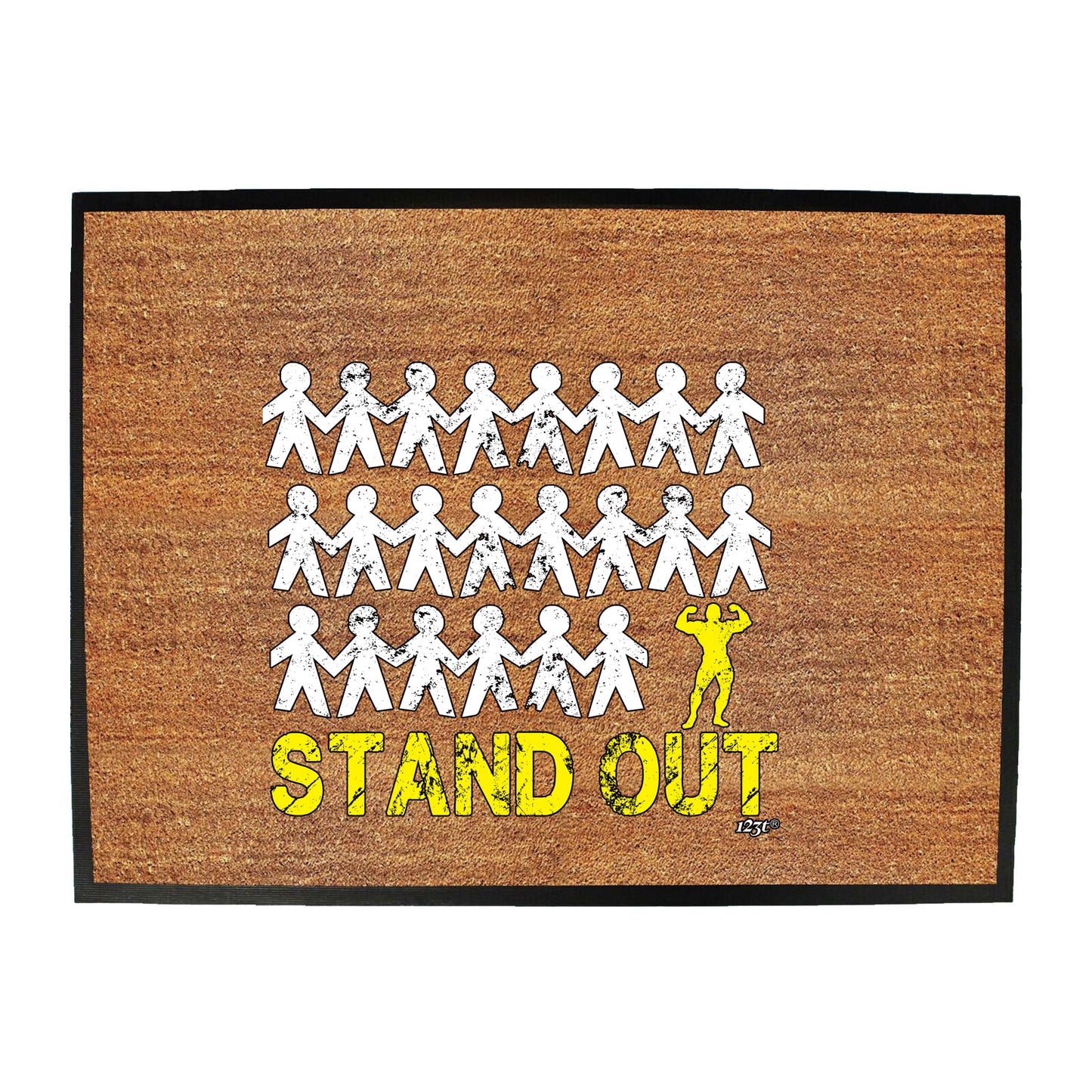 Stand Out Bodybuilder - Funny Novelty Doormat