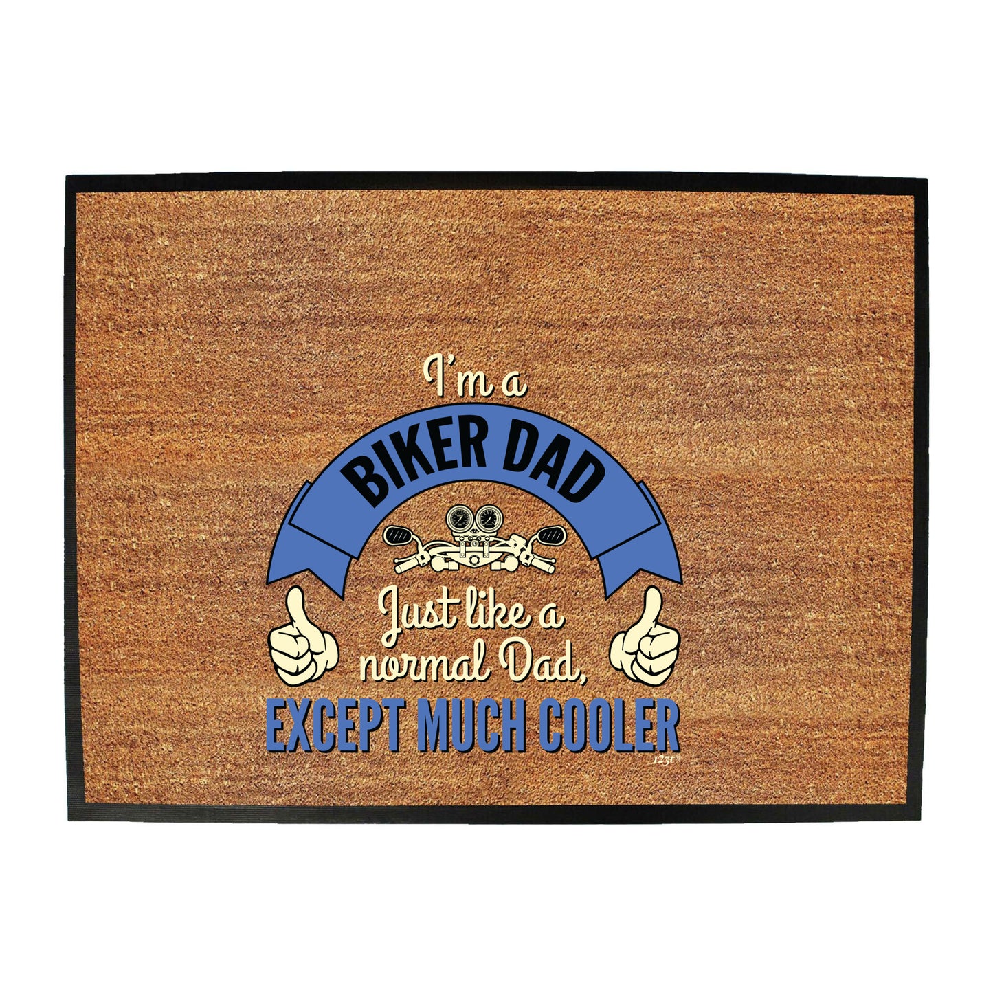Im A Biker Dad - Funny Novelty Doormat