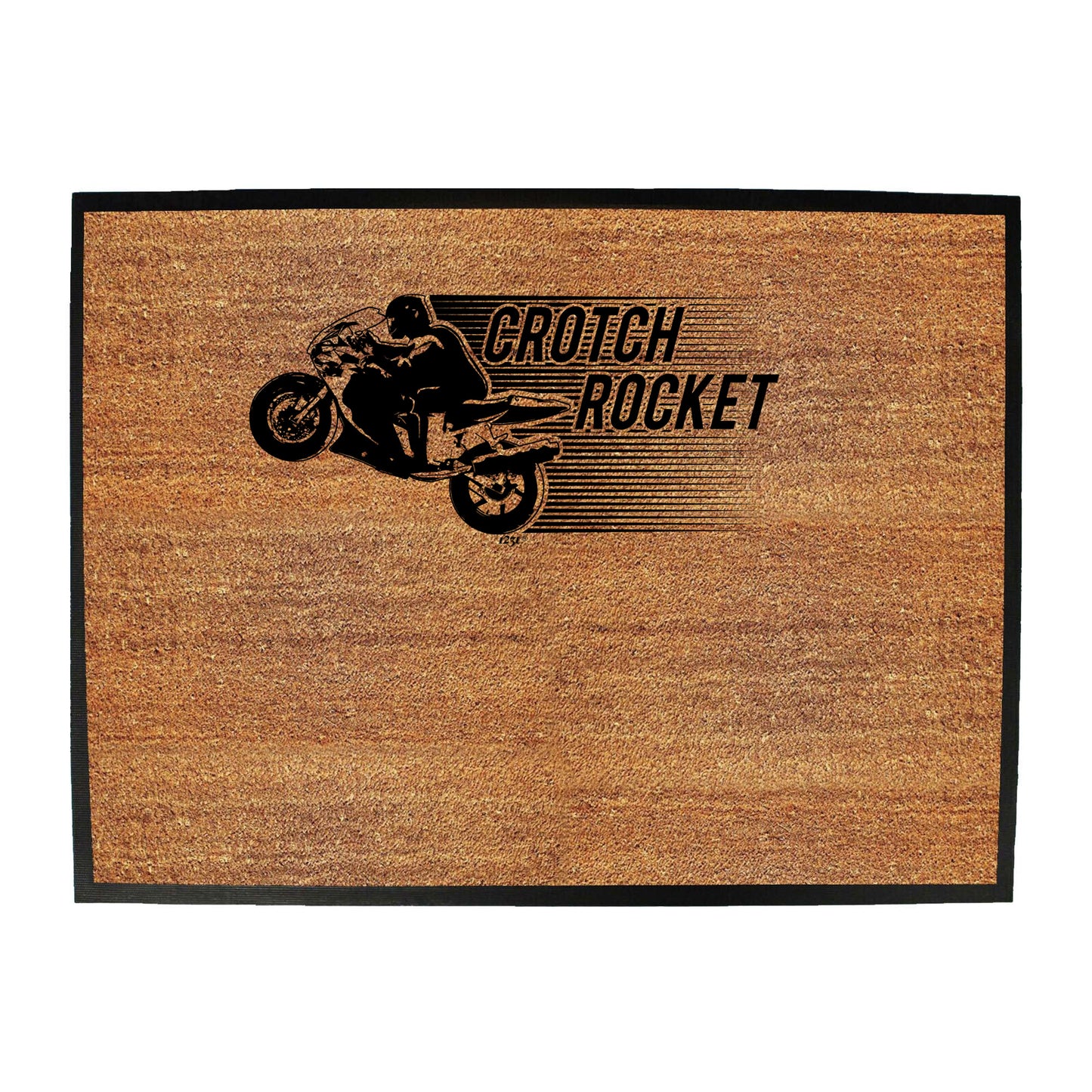 Crotch Rocket Motorbike - Funny Novelty Doormat