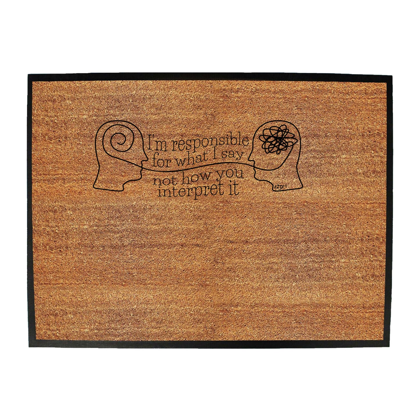 Im Responsible For What Say - Funny Novelty Doormat