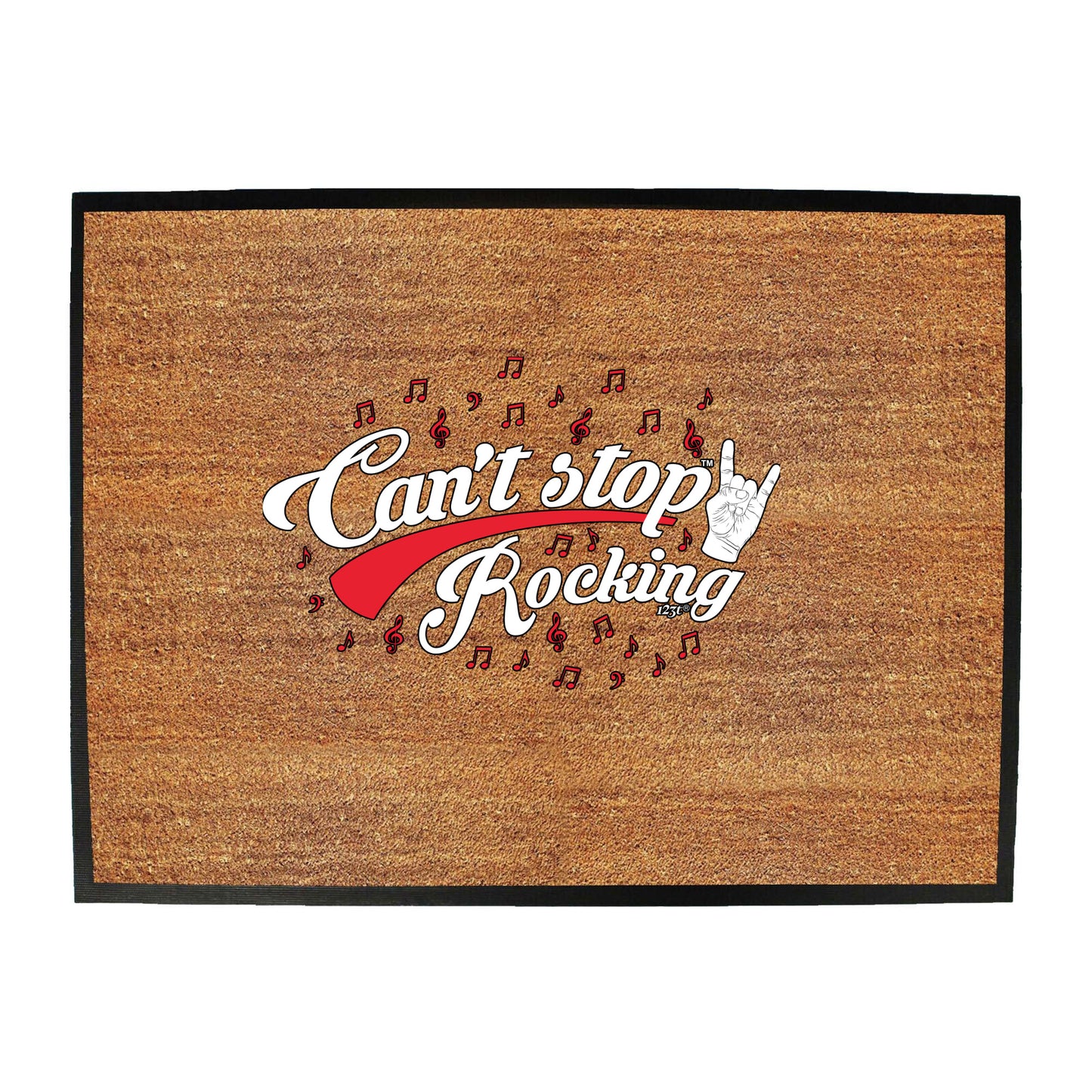 Cant Stop Rocking Music - Funny Novelty Doormat