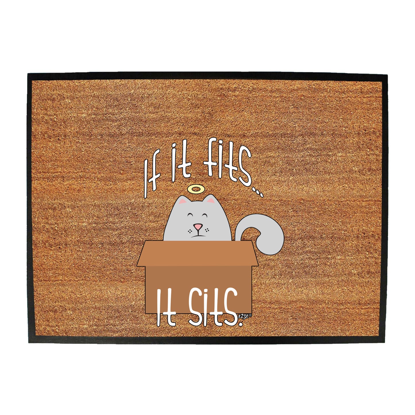 If It Fits It Sits - Funny Novelty Doormat