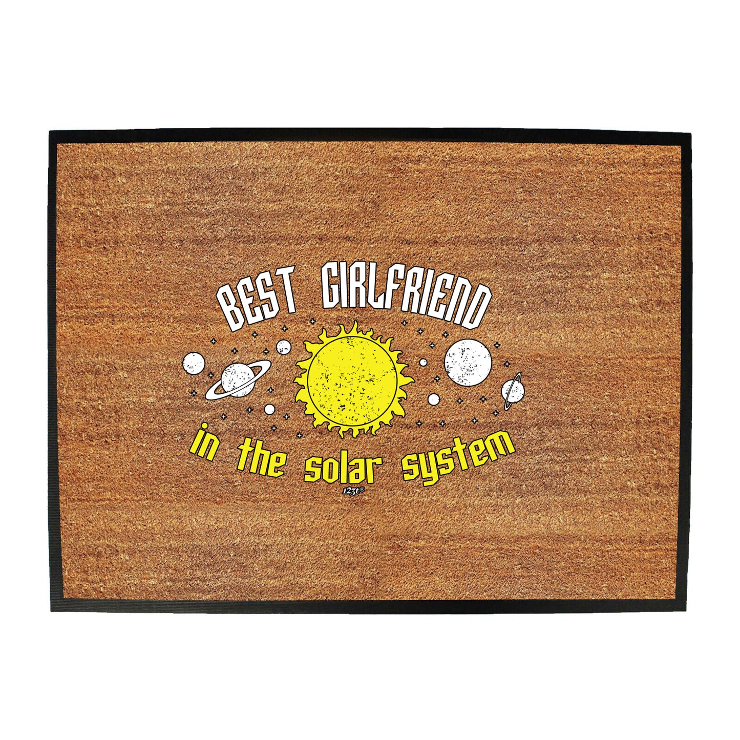 Best Girlfriend Solar System - Funny Novelty Doormat