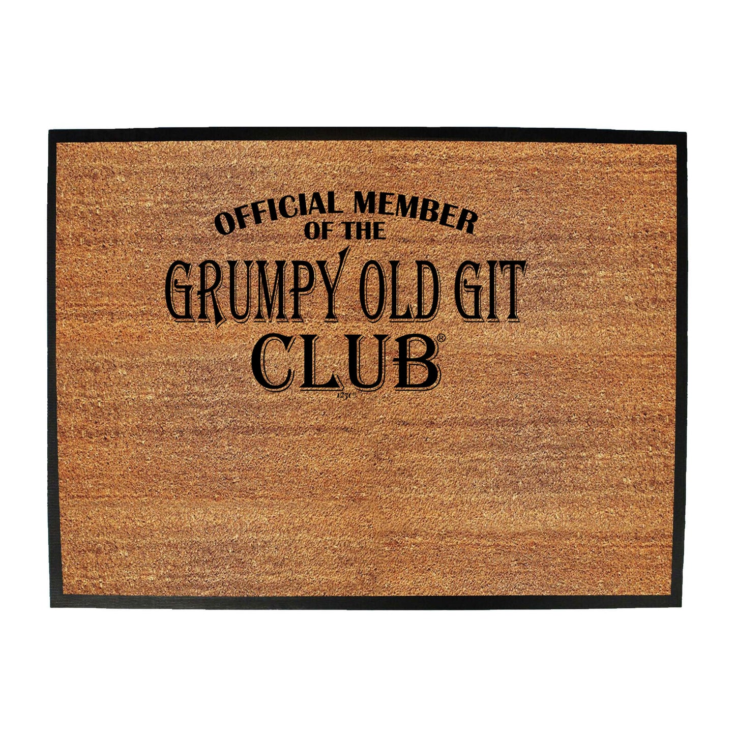 Official Member Grumpy Old Git Club - Funny Novelty Doormat