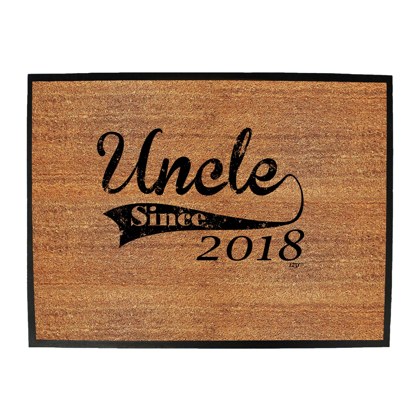 Uncle Since 2018 - Funny Novelty Doormat