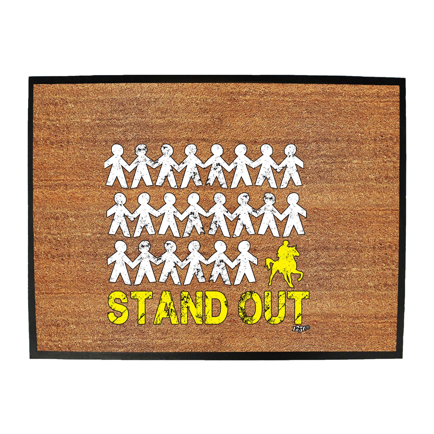 Stand Out Horse Ride - Funny Novelty Doormat