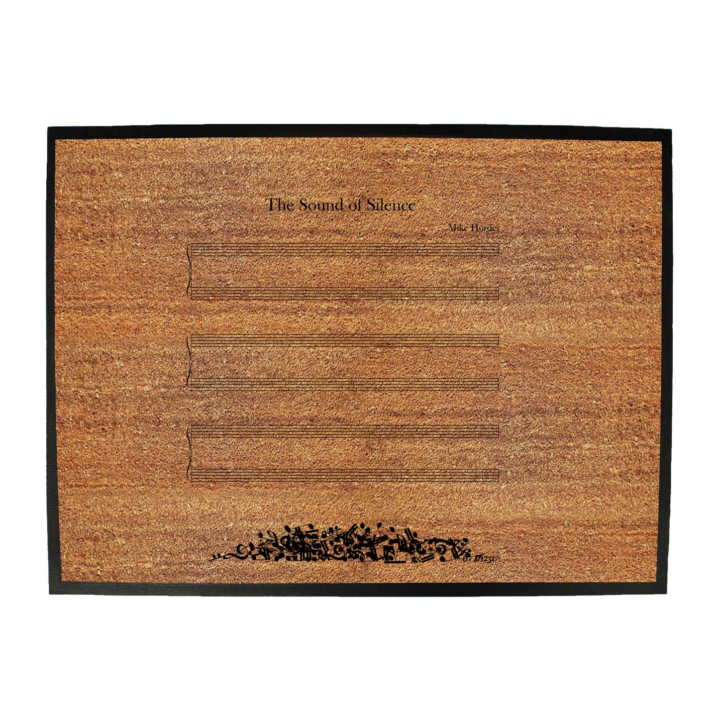The Sound Of Silence - Funny Novelty Doormat